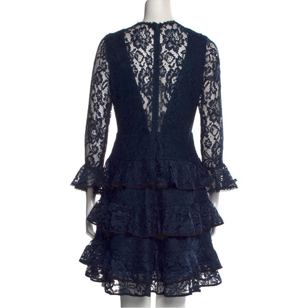 Alexis. Lace Pattern Mini Dress. Size XS - Picture 3 of 3